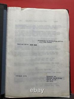 Ivan passer David Scott Milton bang bang Screenplay revised 4/1970 Bound