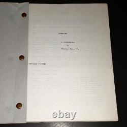 JACKNIFE 1987 Original Movie Script Robert De Niro Revised Production Draft COA