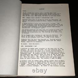 JACKNIFE 1987 Original Movie Script Robert De Niro Revised Production Draft COA
