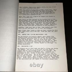 JACKNIFE 1987 Original Movie Script Robert De Niro Revised Production Draft COA