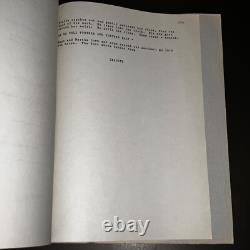 JACKNIFE 1987 Original Movie Script Robert De Niro Revised Production Draft COA