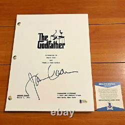 JAMES CAAN SIGNED THE GODFATHER FULL 175 PAGE MOVIE SCRIPT with BECKETT BAS COA
