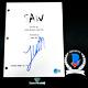 James Wan Signed Saw Full Movie Script Screenplay With Beckett Bas Coa Autograph