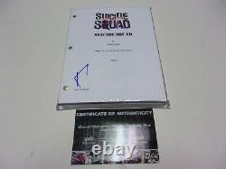 JARED LETO THE JOKER SUICIDE SQUAD WithCOA SIGNED FULL MOVIE SCRIPT