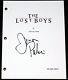 Jason Patric Signed The Lost Boys Full Movie Script Screenplay + Proof