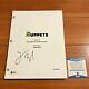 Jason Segel Signed The Muppets Movie Full Page Movie Script With Beckett Bas Coa