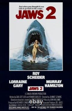 JAWS 2 / Carl Gottlieb 1977 Screenplay, Roy Scheider shark horror film sequel