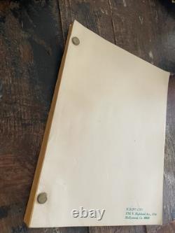 JAWS Peter Benchley's 1974 Draft of the screenplay Photocopy of RARE SCRIPT