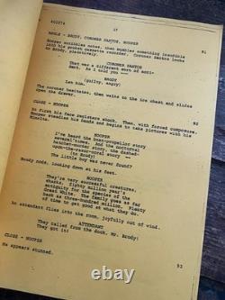 JAWS Peter Benchley's 1974 Draft of the screenplay Photocopy of RARE SCRIPT JAWS Peter Benchley's 1974 Draft of the screenplay Photocopy of RARE SCRIPT