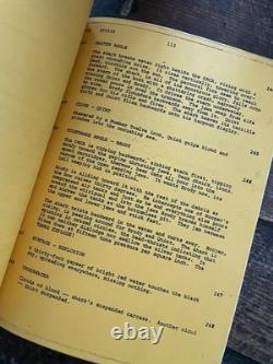 JAWS Peter Benchley's 1974 Draft of the screenplay Photocopy of RARE SCRIPT