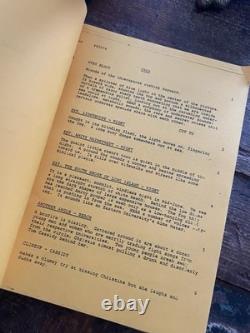 JAWS Peter Benchley's 1974 Draft of the screenplay Photocopy of RARE SCRIPT