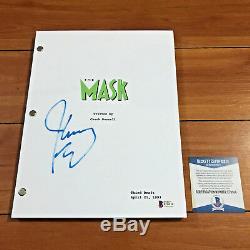 JIM CARREY SIGNED THE MASK FULL 117 PAGE MOVIE SCRIPT with BECKETT BAS COA