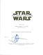 Jj Abrams J. J. Signed Autograph Star Wars The Force Awakens Movie Script Coa