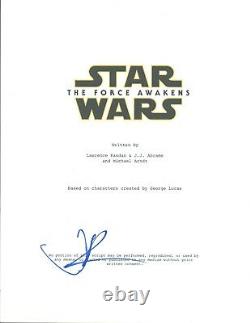 JJ ABRAMS J. J. Signed Autograph Star Wars The Force Awakens Movie Script COA