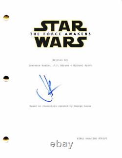 JJ Abrams Signed Autograph Star Wars The Force Awakens Full Movie Script Rare