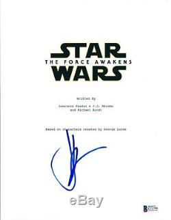 JJ Abrams Signed Autographed Star Wars The Force Awakens Movie Script BAS COA
