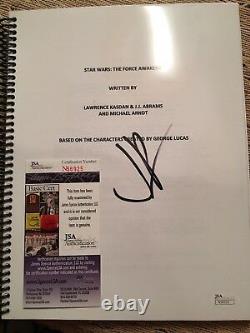 JJ Abrams Signed Star Wars The Force Awakens Full Movie Script JSA Actors Copy