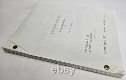JOHNNY SUEDE / Tom DiCillo 1980 Screenplay Office Copy, early Brad Pitt film