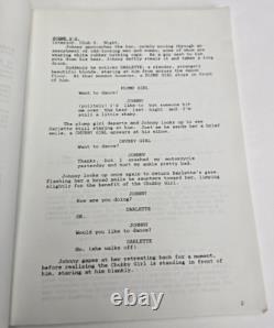 JOHNNY SUEDE / Tom DiCillo 1980 Screenplay Office Copy, early Brad Pitt film