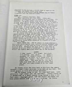 JOHNNY SUEDE / Tom DiCillo 1980 Screenplay Office Copy, early Brad Pitt film