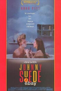 JOHNNY SUEDE / Tom DiCillo 1980 Screenplay Office Copy, early Brad Pitt film