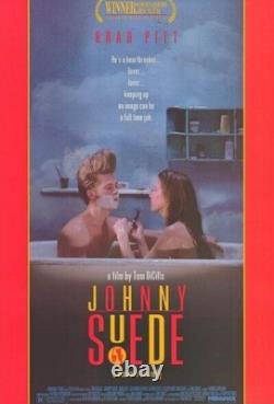 JOHNNY SUEDE / Tom DiCillo 1980 Screenplay Office Copy, early Brad Pitt film