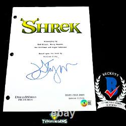 JOHN LITHGOW SIGNED SHREK FULL PAGE MOVIE SCRIPT SCREENPLAY with BECKETT BAS COA