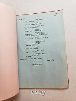 JOSHUA'S WORLD / Earl Hamner Jr. 1980 TV Movie Script, MARY ALICE & TONYA CROWE