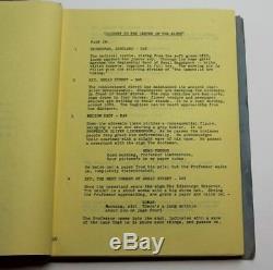JOURNEY TO THE CENTER OF THE EARTH / Walter Reisch 1959 Movie Script Jules Verne