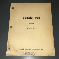 JUNGLE WAR Unmade Movie Script Casting Files Letters Notes Hollywood Archive COA