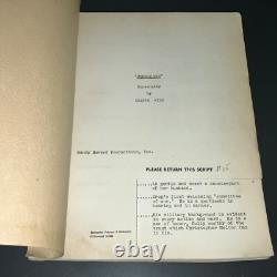 JUNGLE WAR Unmade Movie Script Casting Files Letters Notes Hollywood Archive COA