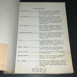JUNGLE WAR Unmade Movie Script Casting Files Letters Notes Hollywood Archive COA