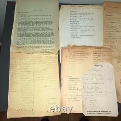JUNGLE WAR Unmade Movie Script Casting Files Letters Notes Hollywood Archive COA