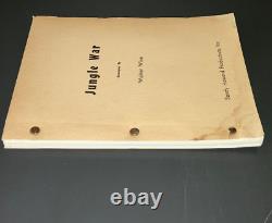 JUNGLE WAR Unmade Movie Script Casting Files Letters Notes Hollywood Archive COA