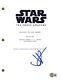 J. J. Abrams Signed Star Wars The Force Awakens Movie Script Autograph Bas Coa