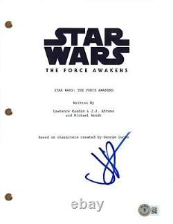 J. J. Abrams Signed Star Wars The Force Awakens Movie Script Autograph BAS COA
