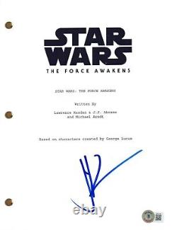 J. J. Abrams Signed Star Wars The Force Awakens Movie Script Autograph BAS COA