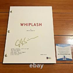 J. K. SIMMONS SIGNED WHIPLASH 114 PAGE MOVIE SCRIPT SCREENPLAY with BECKETT BAS COA