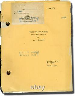 Jack Conway WHILE THE CITY SLEEPS Original screenplay for the 1928 film #140452