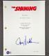 Jack Nicholson Full Autograph Signed The Shining Movie Script Beckett Bas