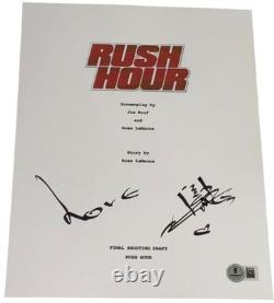 Jackie Chan Signed Autograph Rush Hour Full Movie Script Screenplay Beckett BAS