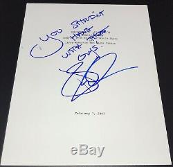 Jake Gyllenhaal Signed Autograph Brokeback Mountain Full Rare Movie Script Coa