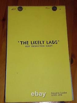 James Bolam The Likely Lads Genuine Original Post Production Movie Script 1976