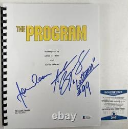 James Caan & Andrew Bryniarski Signed The Program Full Movie Script BAS COA