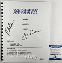 James Caan & Rob Reiner Signed Misery Complete Movie Script Autograph BAS COA