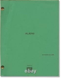 James Cameron ALIENS Original screenplay for the 1986 film 1985 #160121