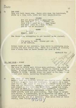James Jones FROM HERE TO ETERNITY Original screenplay for the 1953 film #161229