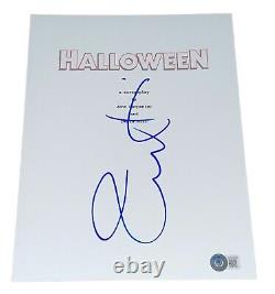 Jamie Lee Curtis Signed Autograph Halloween Full Movie Script Beckett BAS COA