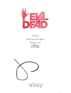 Jane Levy Signed Autographed EVIL DEAD 2013 Movie Script Screenplay COA