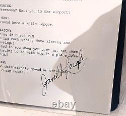 Janet Leigh Signed PSYCHO Movie script Actress Autograph Hollywood Hitchcock